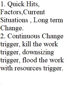 Organizational Process Analysis - Quiz